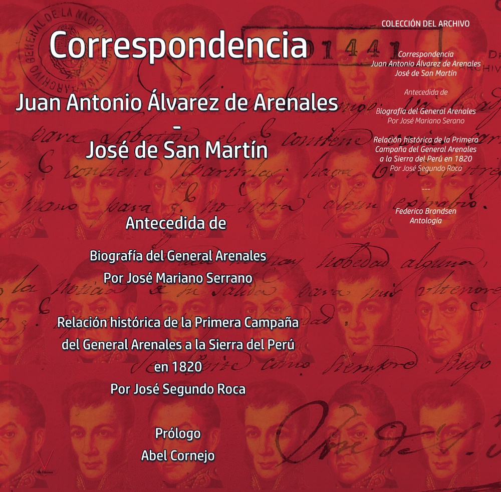 Portada original: Correspondencia Arenales–San Martín