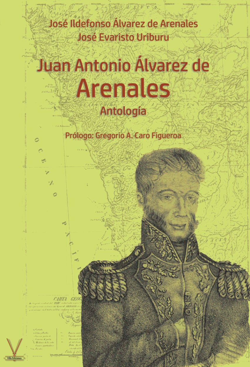 Portada original de Juan Antonio Álvarez de Arenales. Antología