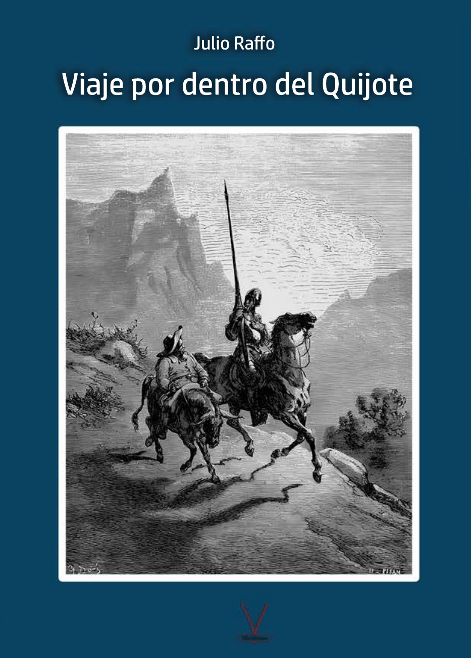 Portada original de Viaje por dentro del Quijote, de Julio Raffo